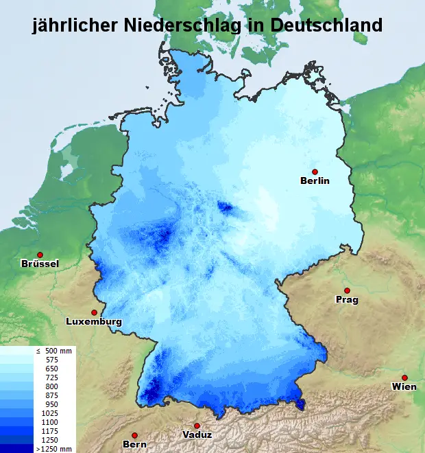 Niederschlag Deutschland