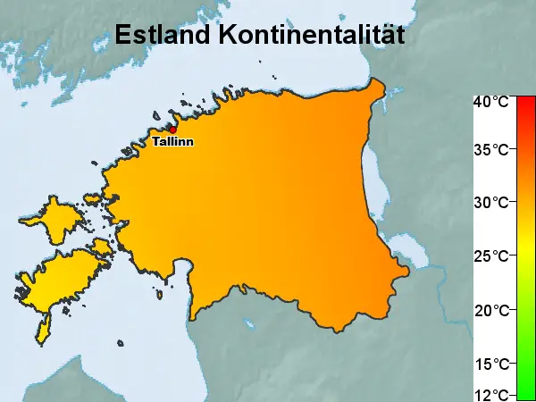 Estland Kontinentalität
