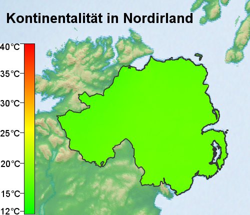 Nordirland Kontinentalität