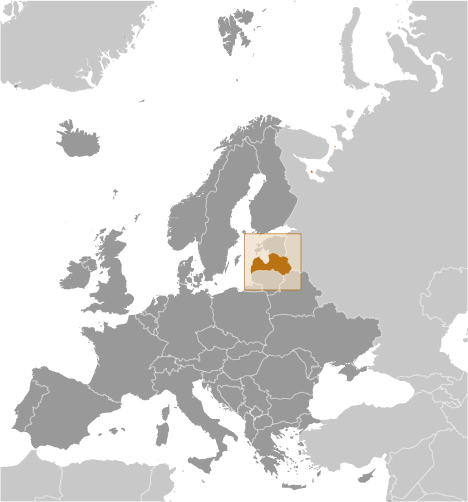 Lettland Lage