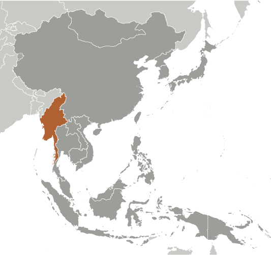 Myanmar Lage