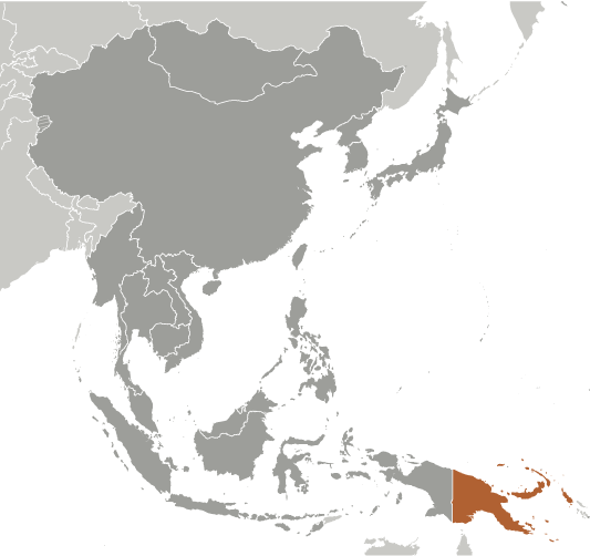 Papua-Neuguinea Lage