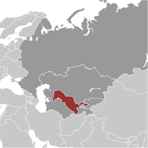 Usbekistan Lage