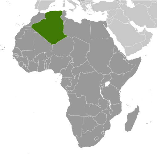 Algerien Lage