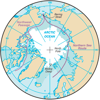 Arktis Lage
