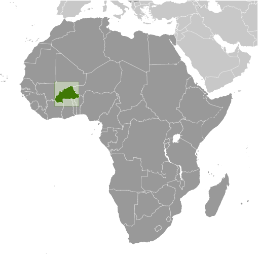 Burkina Faso Lage