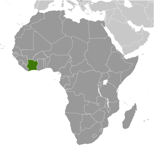 Elfenbeinküste Lage