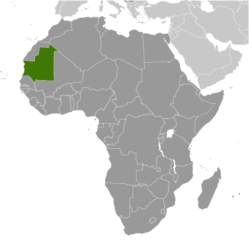 Mauretanien Lage