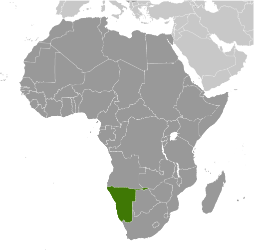 Namibia Lage
