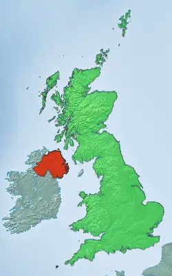 Nordirland Lage