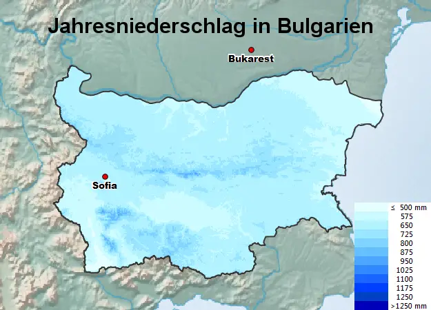 Bulgarien Regen