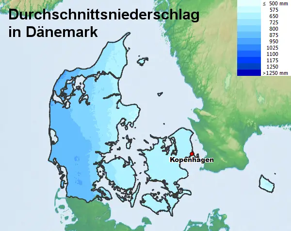 Dänemark Regen