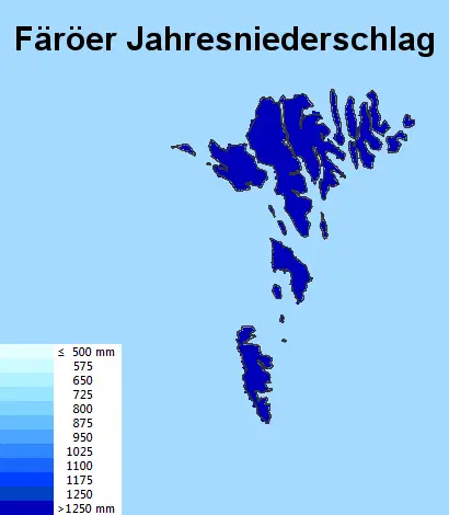 Färöer Regen