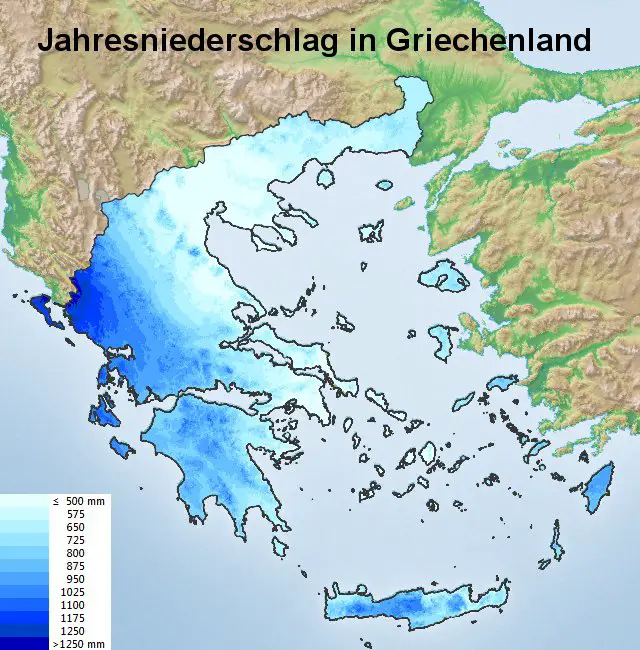 Griechenland Regen