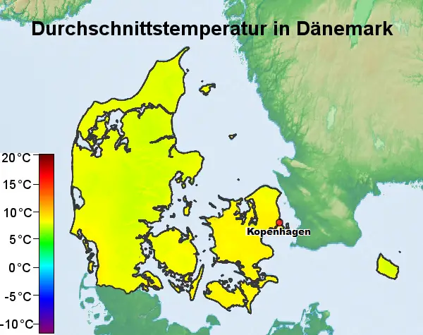 Dänemark Temperatur